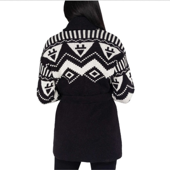 Rachel Rachel Roy Women’s Tie Belted Cardigan Size Large - Picture 2 of 6